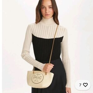 Tory Burch Mini Ella Crossbody Bag with Embossed Logo